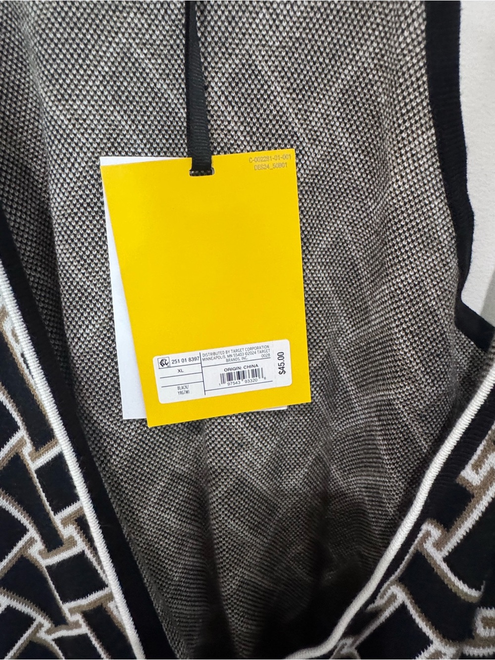 Diane Von Furstenberg x Target Black and White Geometric Wrap Midi Dress - Picture 7 of 10